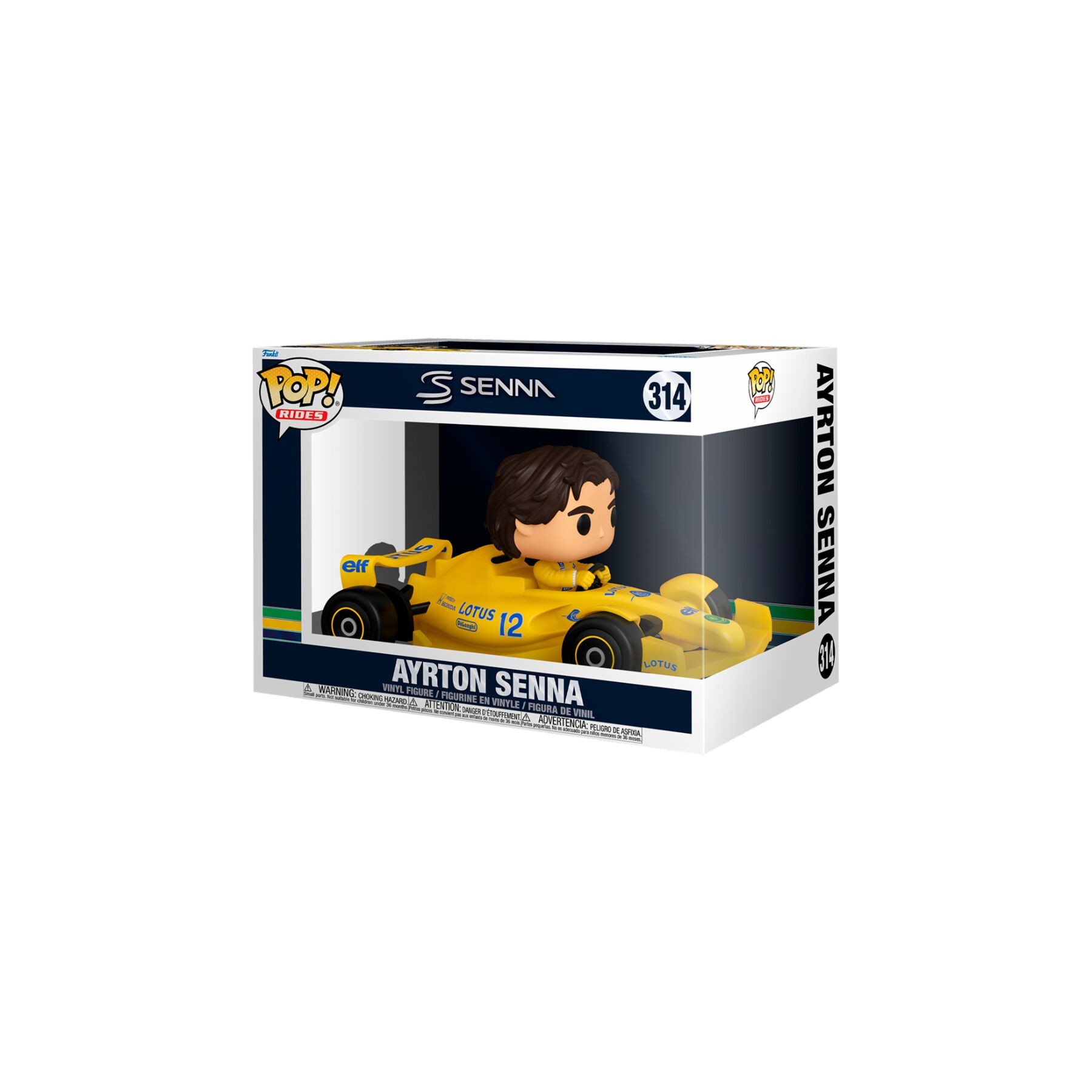 Figura Pop Rides Super Deluxe Lotus Ayrton Senna