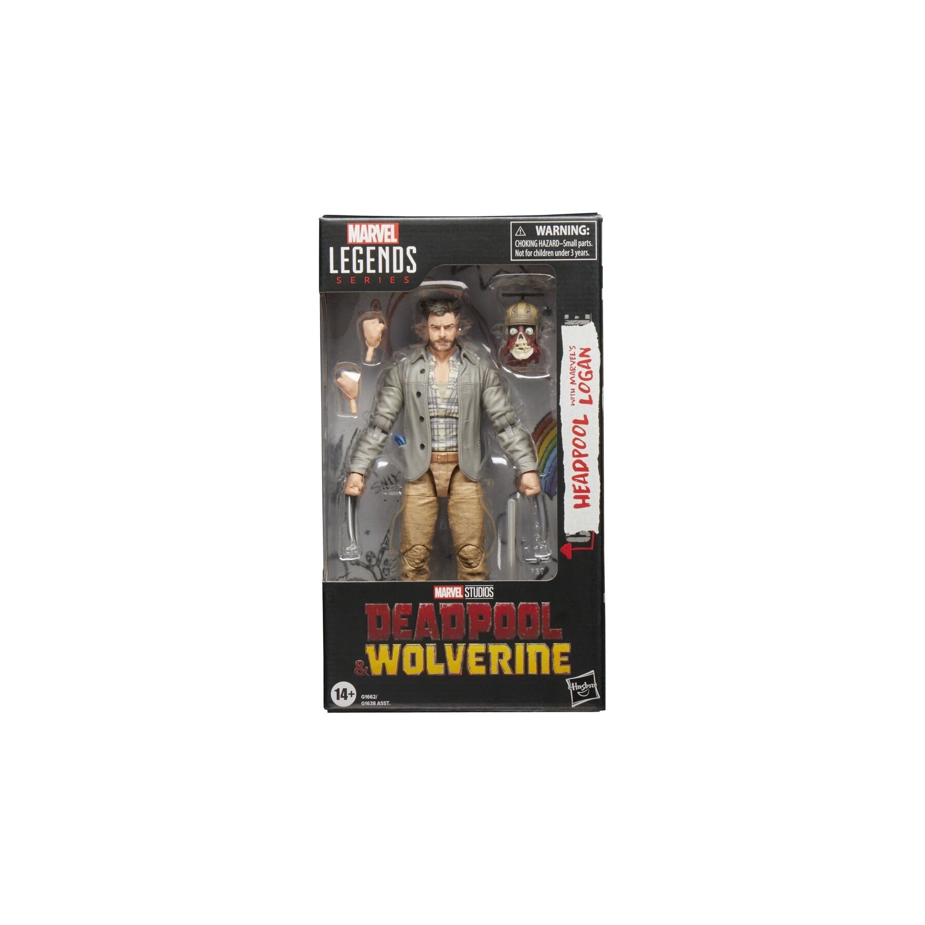 Figura Headpool with Marvels Logan - Deadpool & Wolverine Marvel Legends Series 15cm