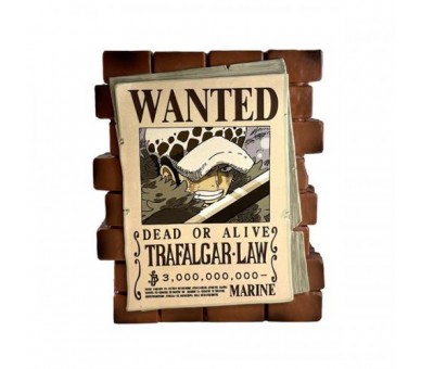 Salvadanaio (Money Bank) One Piece Poster Wanted Law 16cm