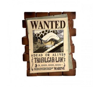 Salvadanaio (Money Bank) One Piece Poster Wanted Law 16cm