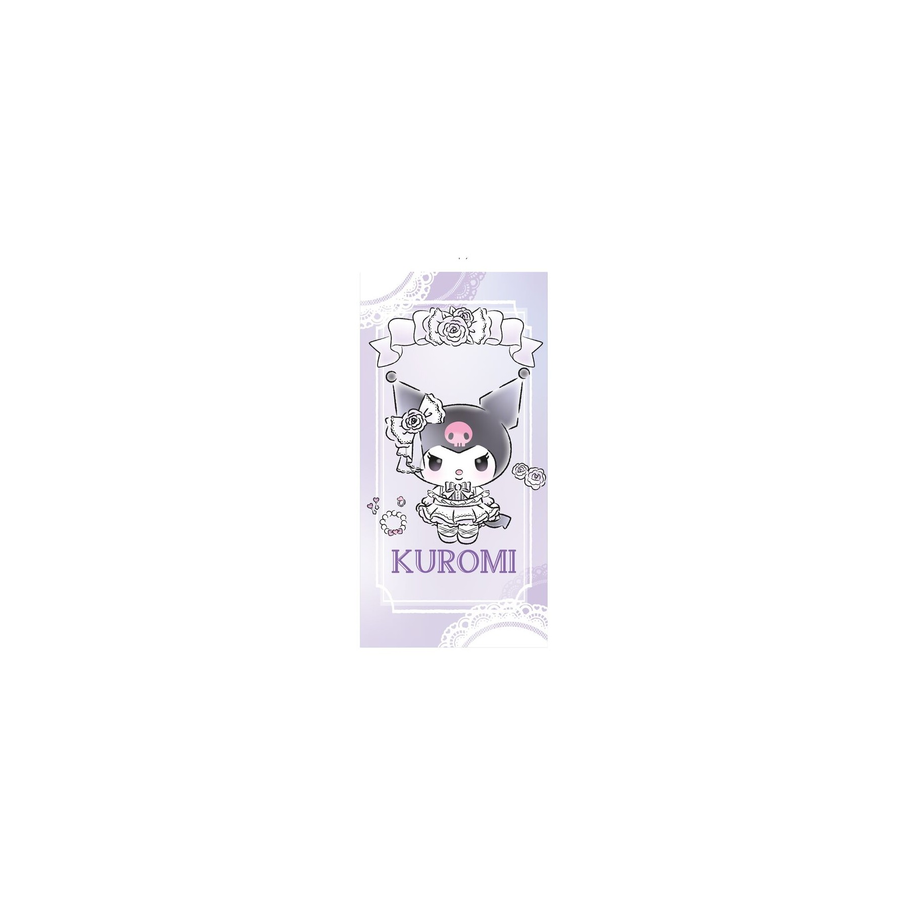 Toalla Kuromi Sanrio microfibra