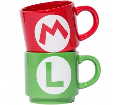 Set 2 tazas Super Mario Bros
