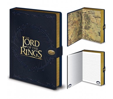Cuaderno A5 premium El Señor de los Anillos