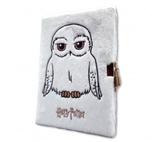 Cuaderno peluche A5 Hedwig Harry Potter