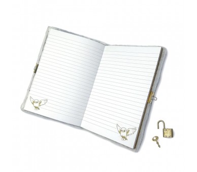 Cuaderno peluche A5 Hedwig Harry Potter
