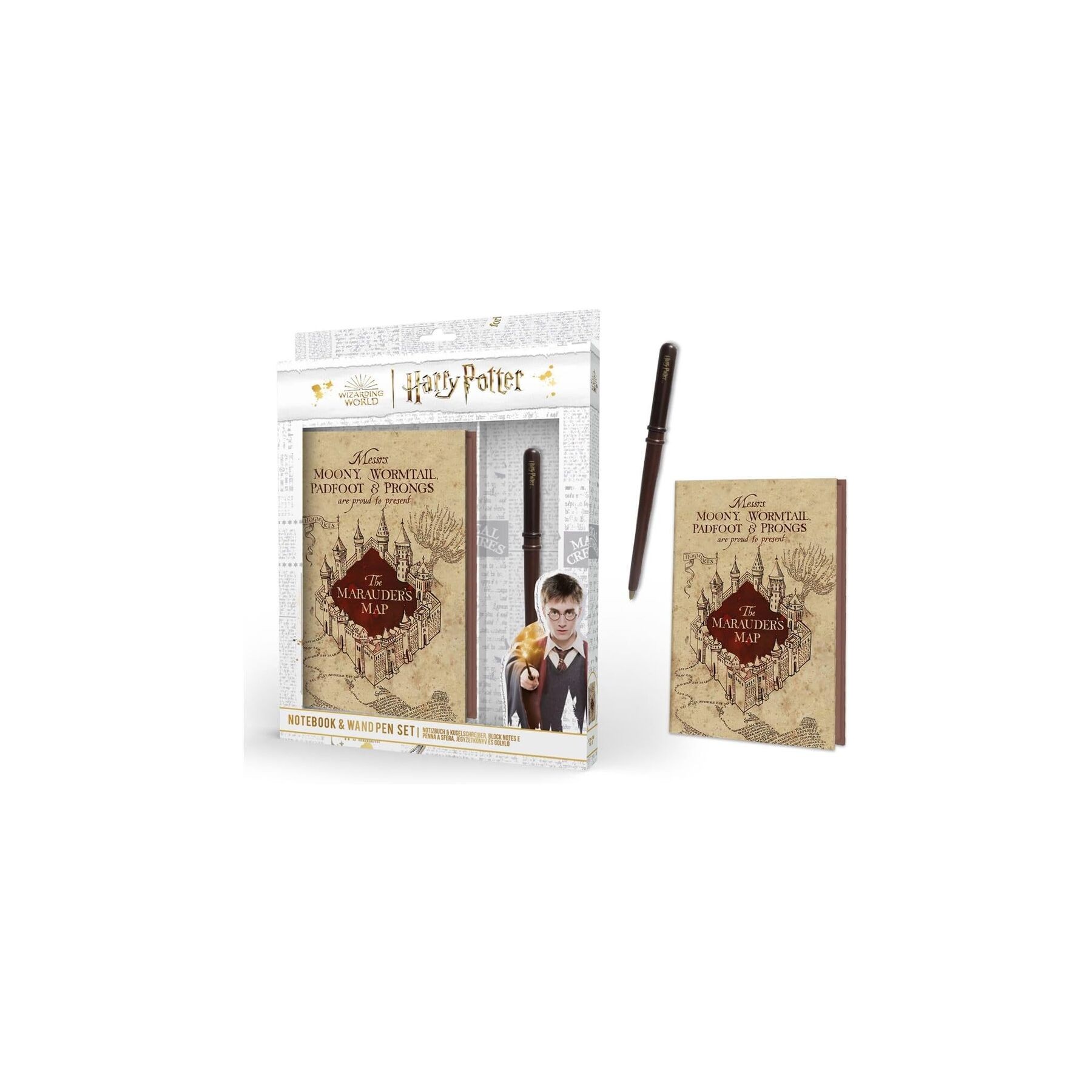 Set Cuaderno + boligrafo varita Harry Potter