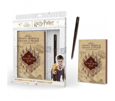 Set Cuaderno + boligrafo varita Harry Potter