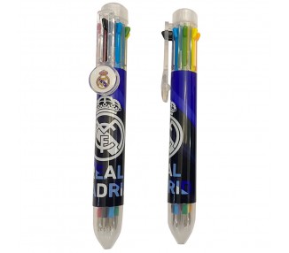 Boligrafo 8 Colores Real Madrid