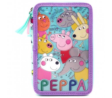 Plumier Peppa Pig triple