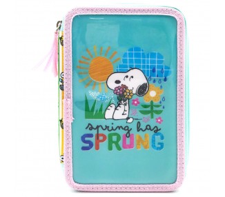 Plumier Snoopy Peanuts triple