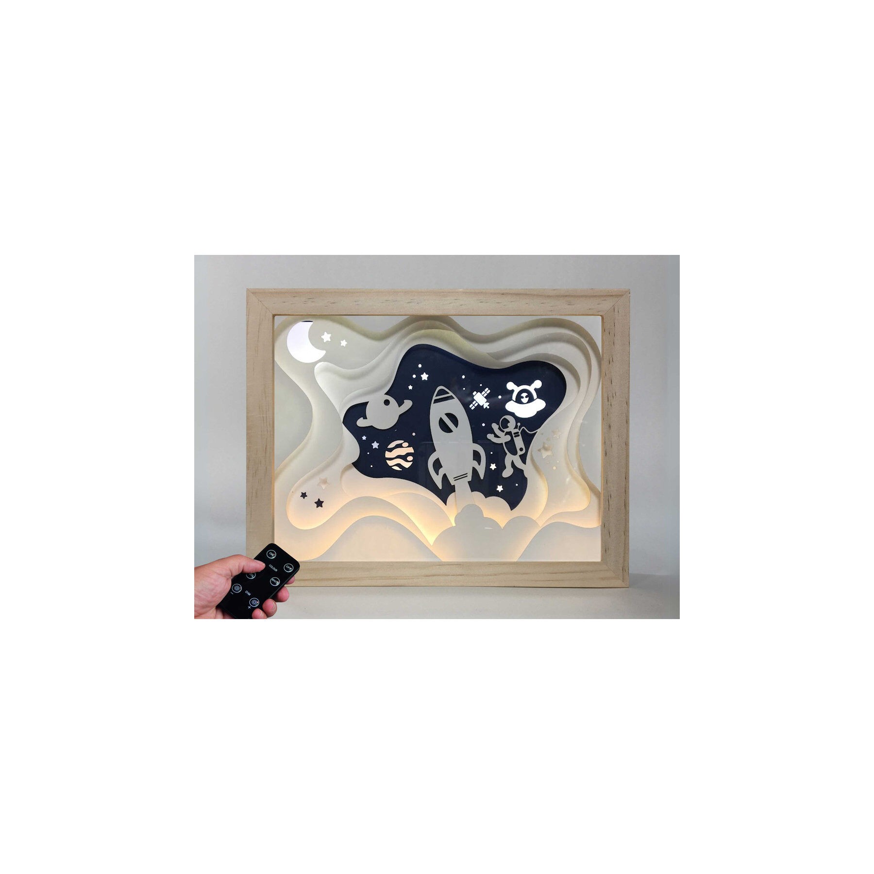 Lampara Espacio madera