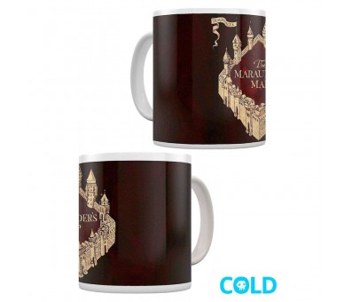 Taza termica Mapa Merodeador Harry Potter magica