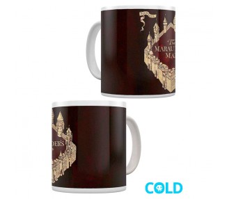 Taza termica Mapa Merodeador Harry Potter magica