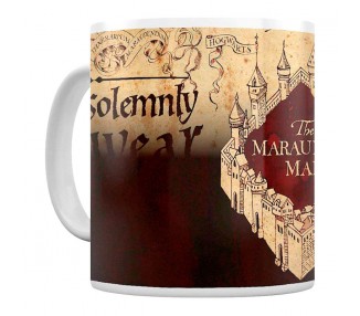 Taza termica Mapa Merodeador Harry Potter magica