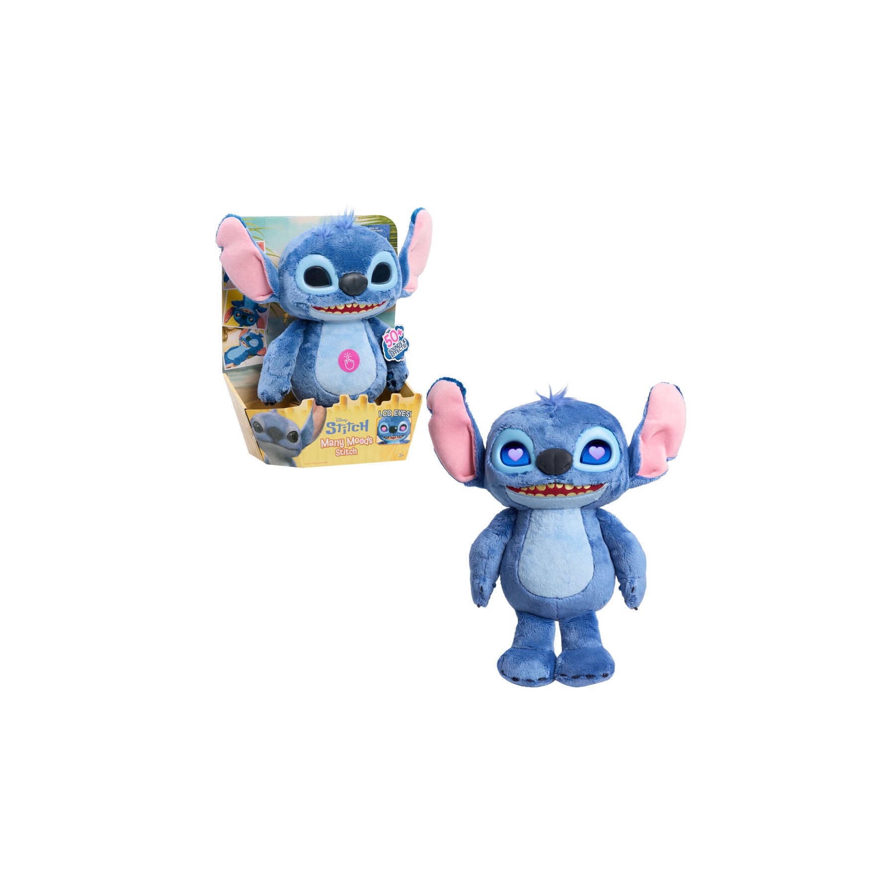 Peluche interactivo Stitch Disney 30cm
