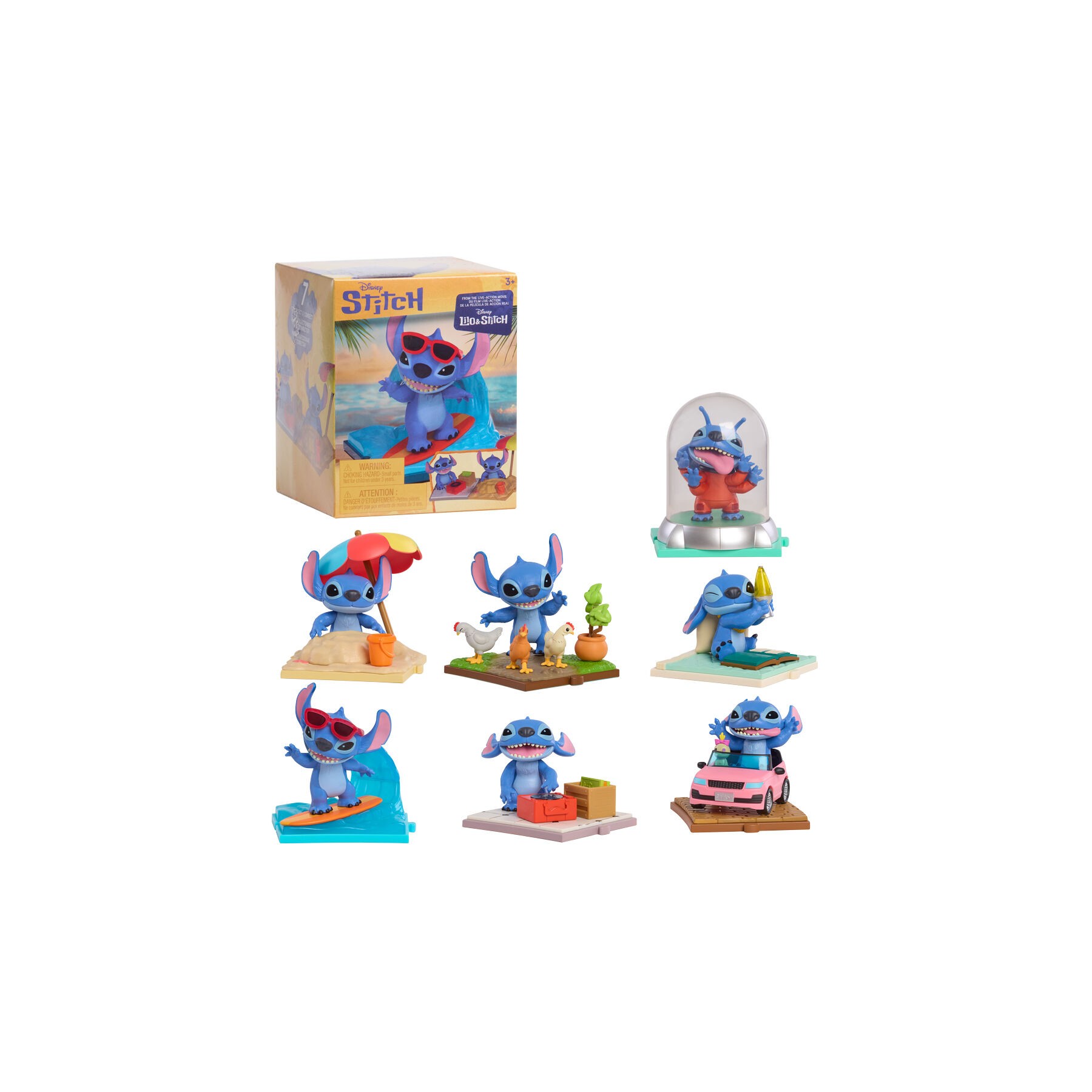 Capsula sorpresa figura Stitch Disney surtido