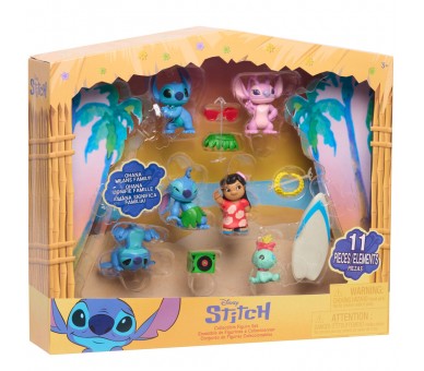 Blister 6 figuras Stitch Disney 5cm