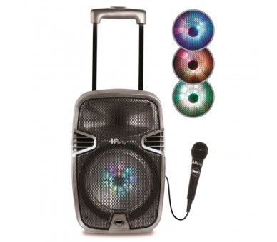 Trolley altavoz luminoso y karaoke