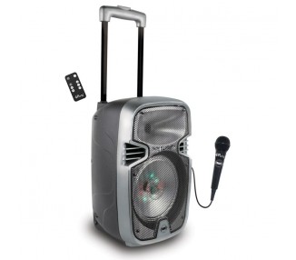 Trolley altavoz luminoso y karaoke