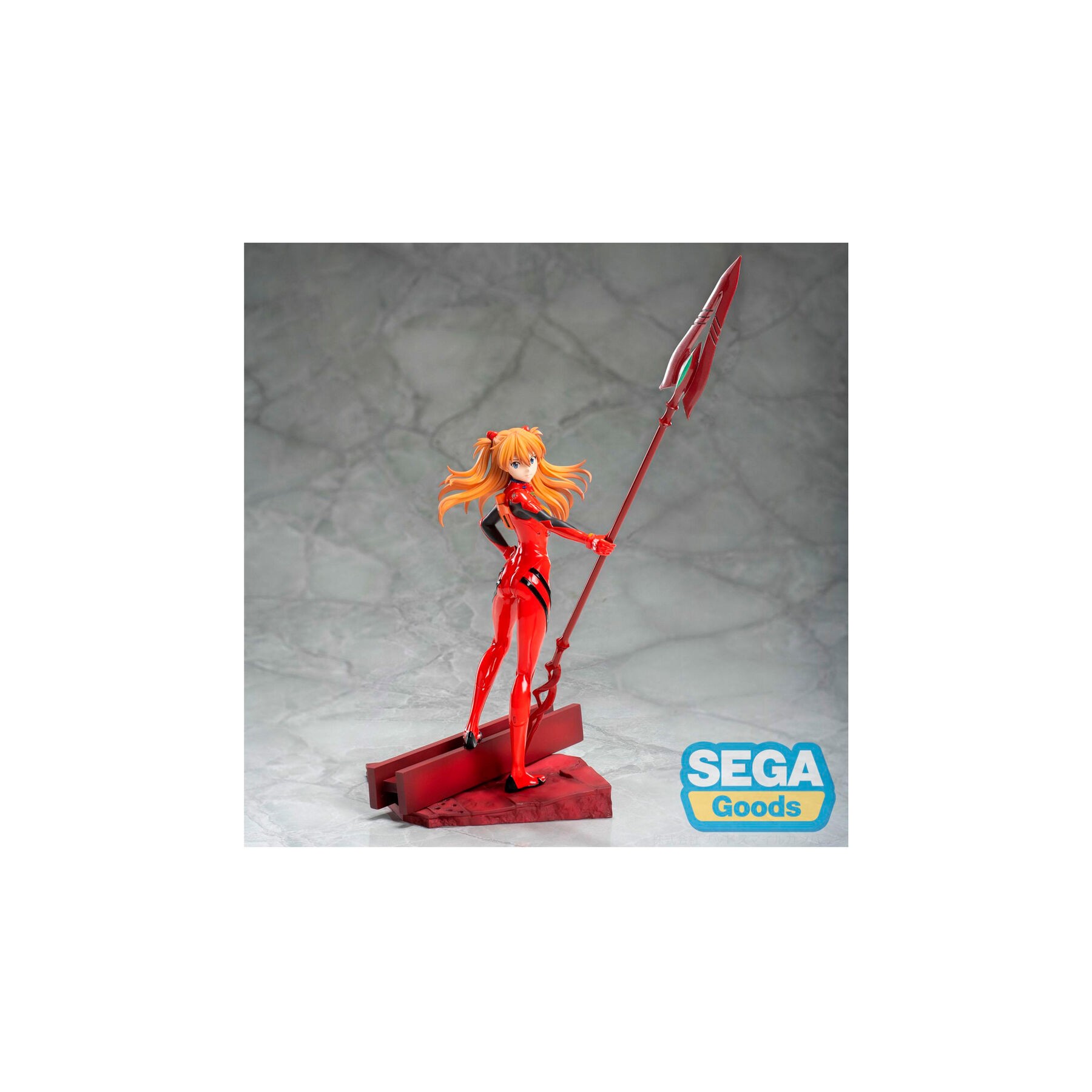 Figura Asuka Shikinami Langley Spear of Cassius Luminasta Evangelion 3.0 + 1.0 Thrice Upon a Time 20cm