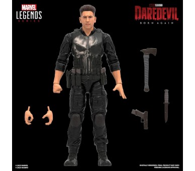 Figura Punisher Born Again Daredevil Marvel Legends 15cm