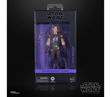 Figura Dash Rendar Sombras del Imperio Star Wars 15cm