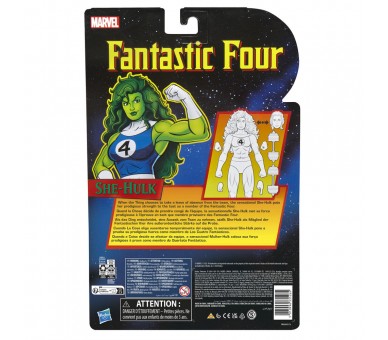 Figura She-Hulk Los 4 Fantasticos Marvel 15cm