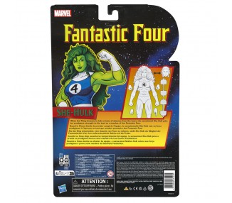Figura She-Hulk Los 4 Fantasticos Marvel 15cm