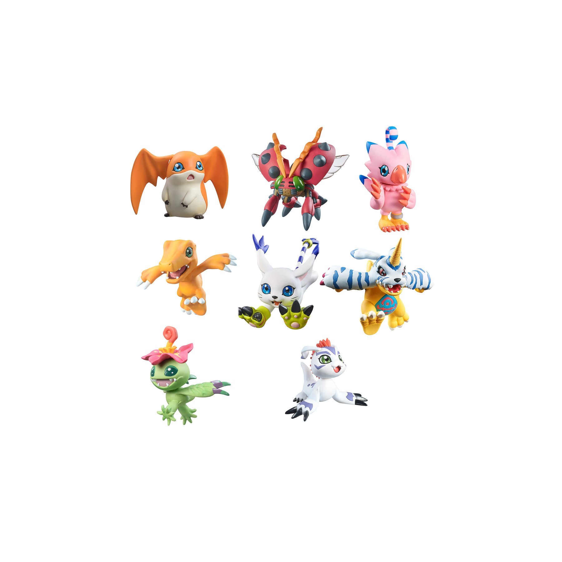 Pack 8 Figuras Adventure Digicolle Mix Digimon Con Regalo 5C