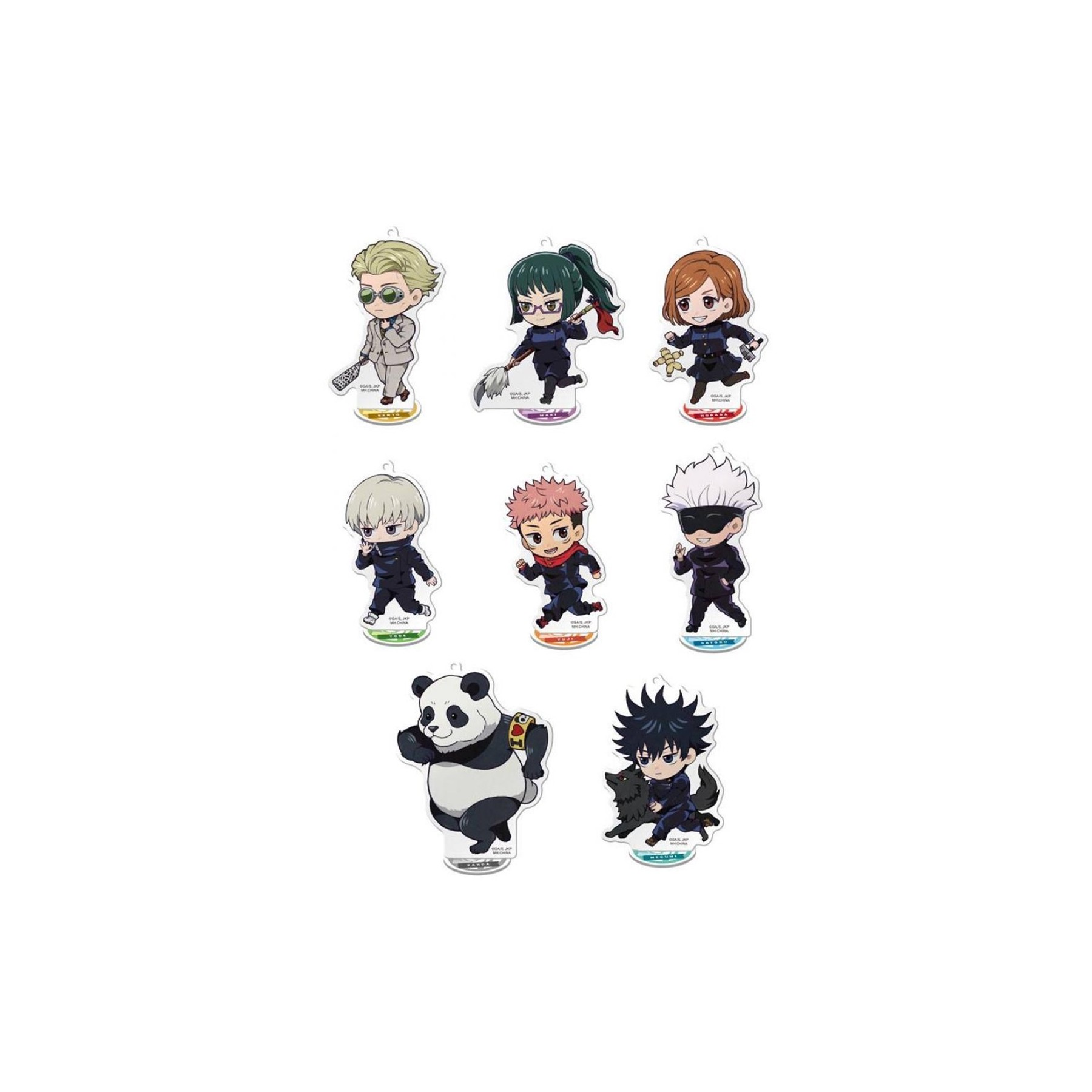 Set Figuras Acrílicas Megahouse Jujutsu Kaisen Toko Toko Mas