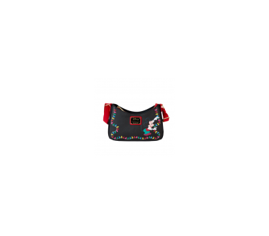 Bolso Bandolera Mickey Y Pluto Con Decoraciones De Navidad