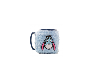 Taza Con Funda De Peluche Eeyore 440 Ml