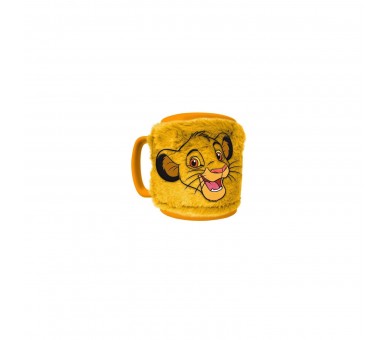 Taza Con Funda De Peluche El Rey León 440 Ml