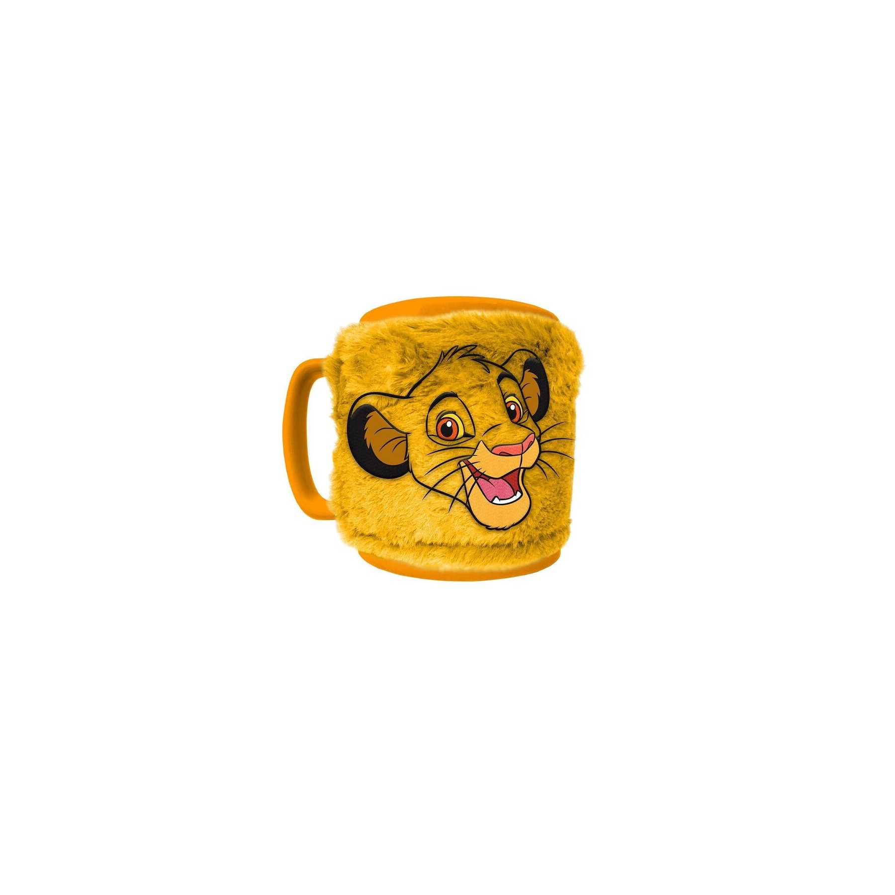Taza Con Funda De Peluche El Rey León 440 Ml