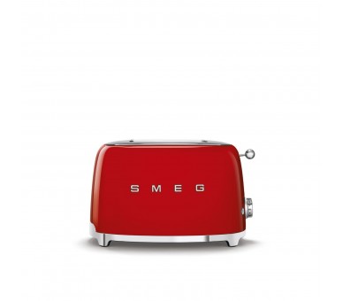 Tostadora 2X2 Smeg 50' Style Rojo 950W