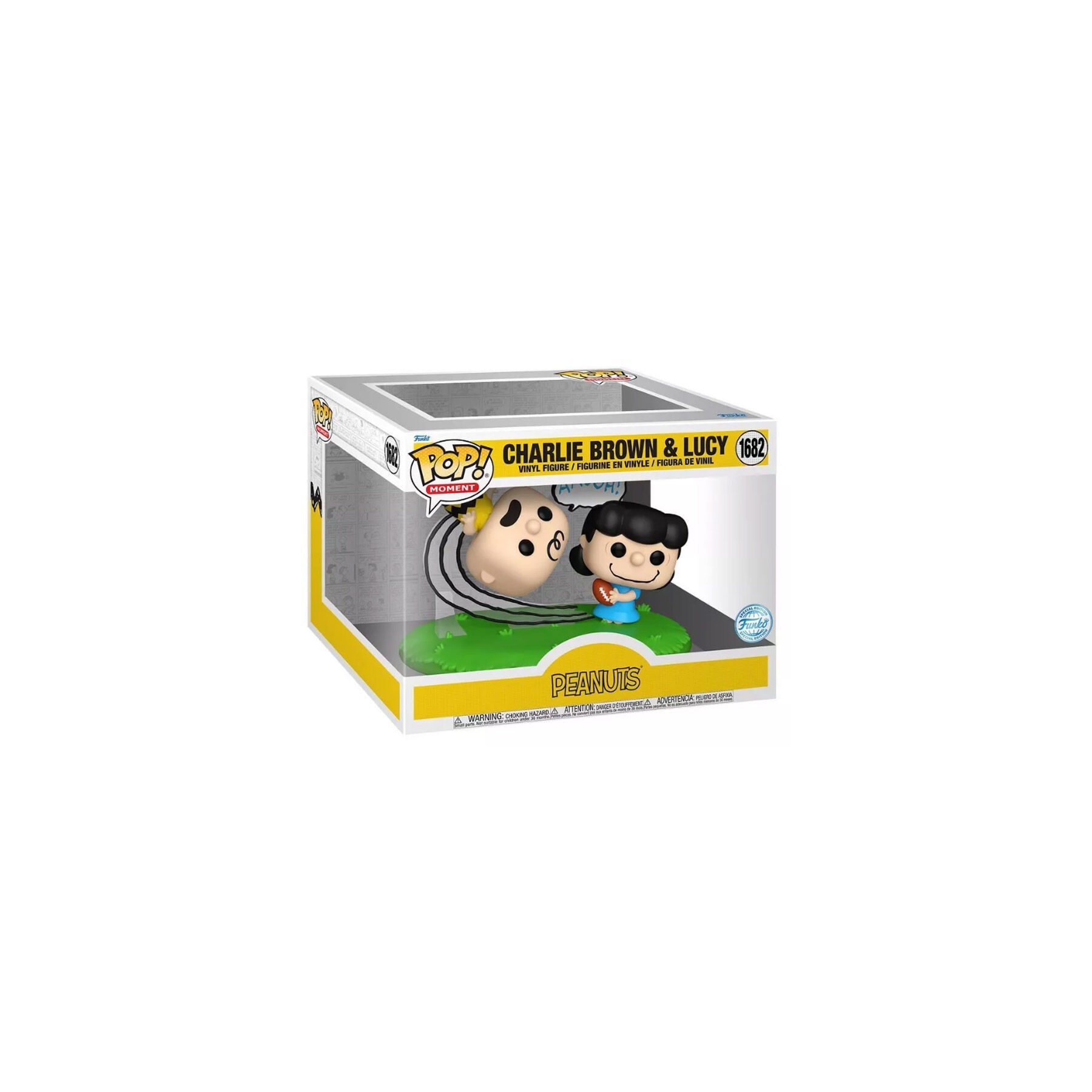 Figura POP Moments Snoopy Charlie Brown & Lucy Exclusive