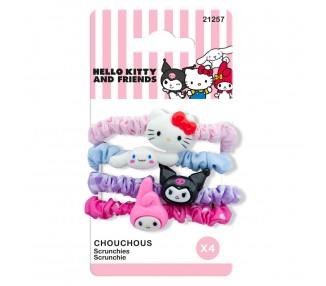 Blister 4 Gomas de Pelo Hello Kitty