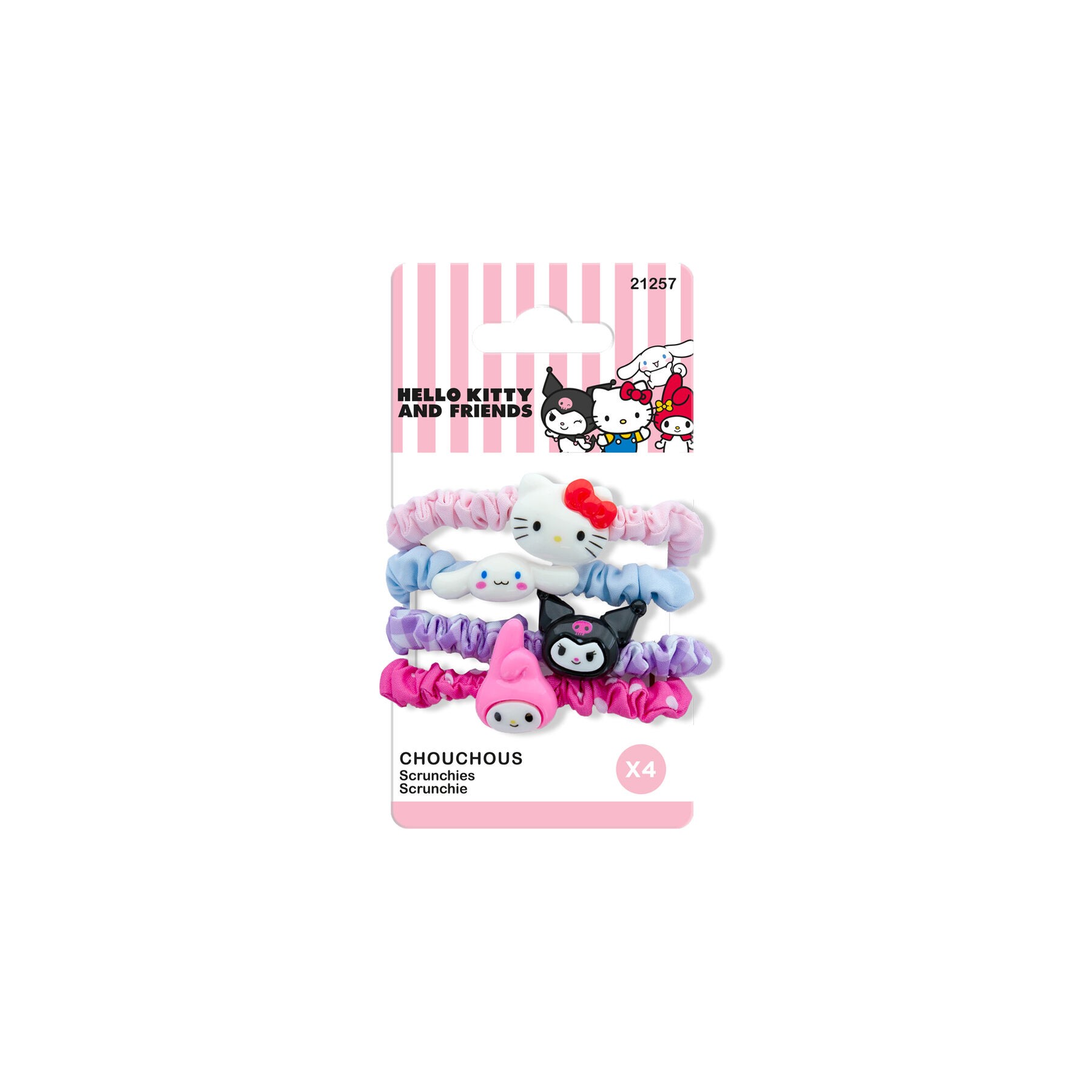 Blister 4 Gomas de Pelo Hello Kitty