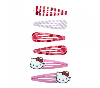 Blister 6 Horquillas Hello Kitty