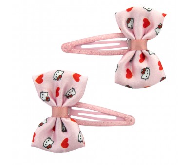 Blister 2 Horquillas con Lazo Hello Kitty