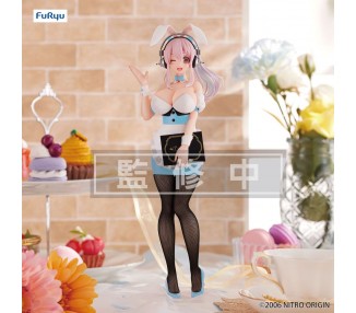 Figura Super Sonico Waitress Light Blue Bicute Bunnies 28cm
