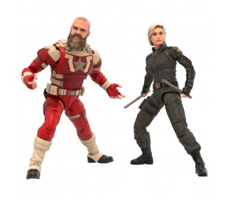 Blister 2 figuras Yelena Belova & Red Guardian Thunderbolts Marvel Legends 15cm