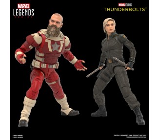 Blister 2 figuras Yelena Belova & Red Guardian Thunderbolts Marvel Legends 15cm