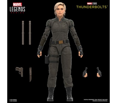 Blister 2 figuras Yelena Belova & Red Guardian Thunderbolts Marvel Legends 15cm
