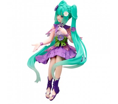 Figura Noodle Stopper Hatsune Miku Flower Fairy Cosmos Purple Hatsune Miku 14cm