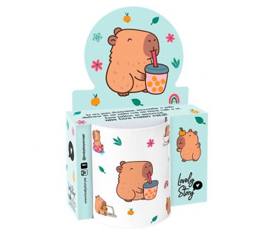 Taza Blubble Tea Capibara 330ml