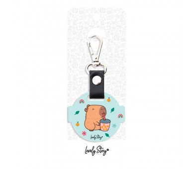 Llavero Bubble Tea Capibara