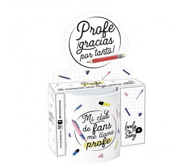 Taza - Mi Club de Fans Me LLama Profe 330ml