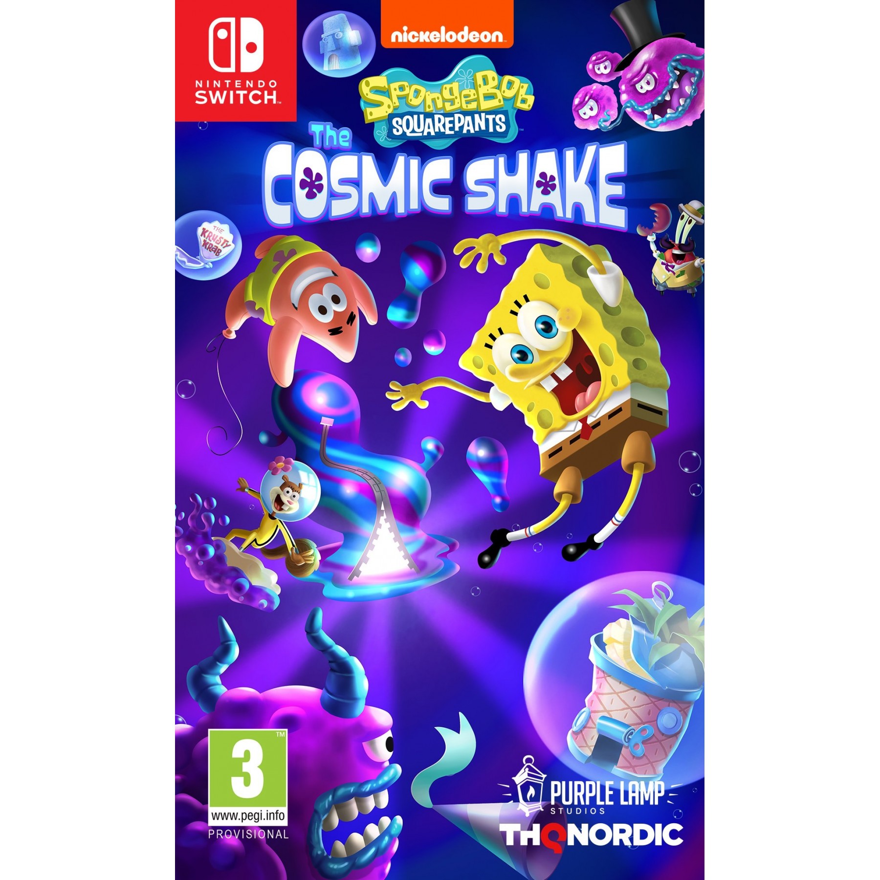 SpongeBob SquarePants The Cosmic Shake Juego para Consola Nintendo Switch