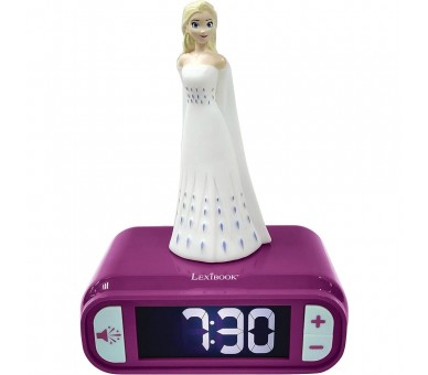 Despertador digital luz nocturna Elsa Frozen Disney